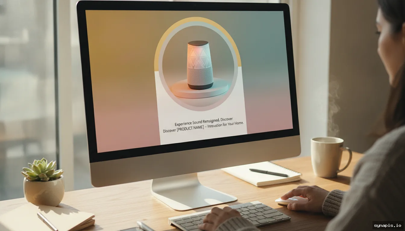 AI-generated product social post preview