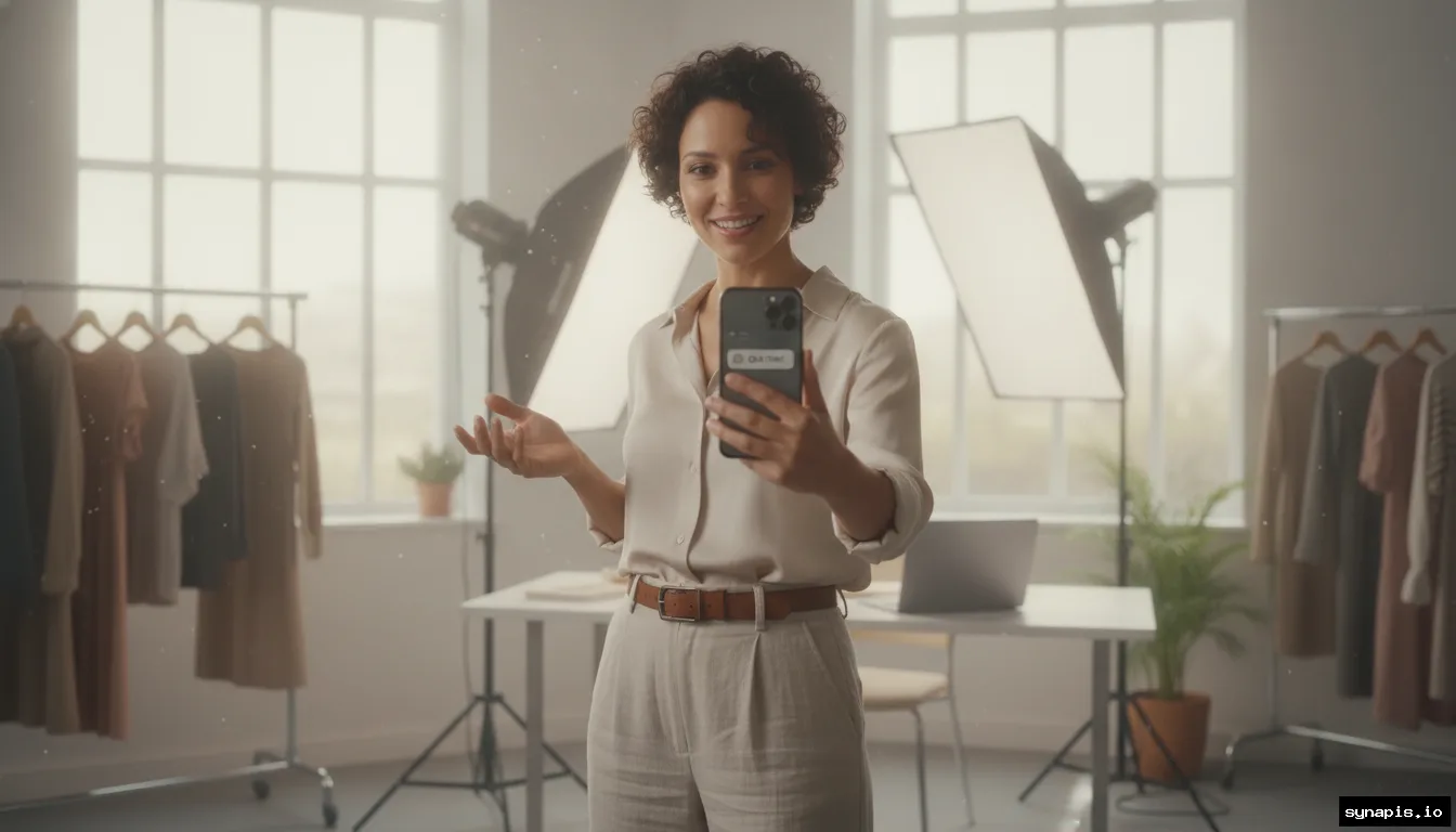 Behind-the-scenes Instagram Story with a founder answering customer AMA questions via video