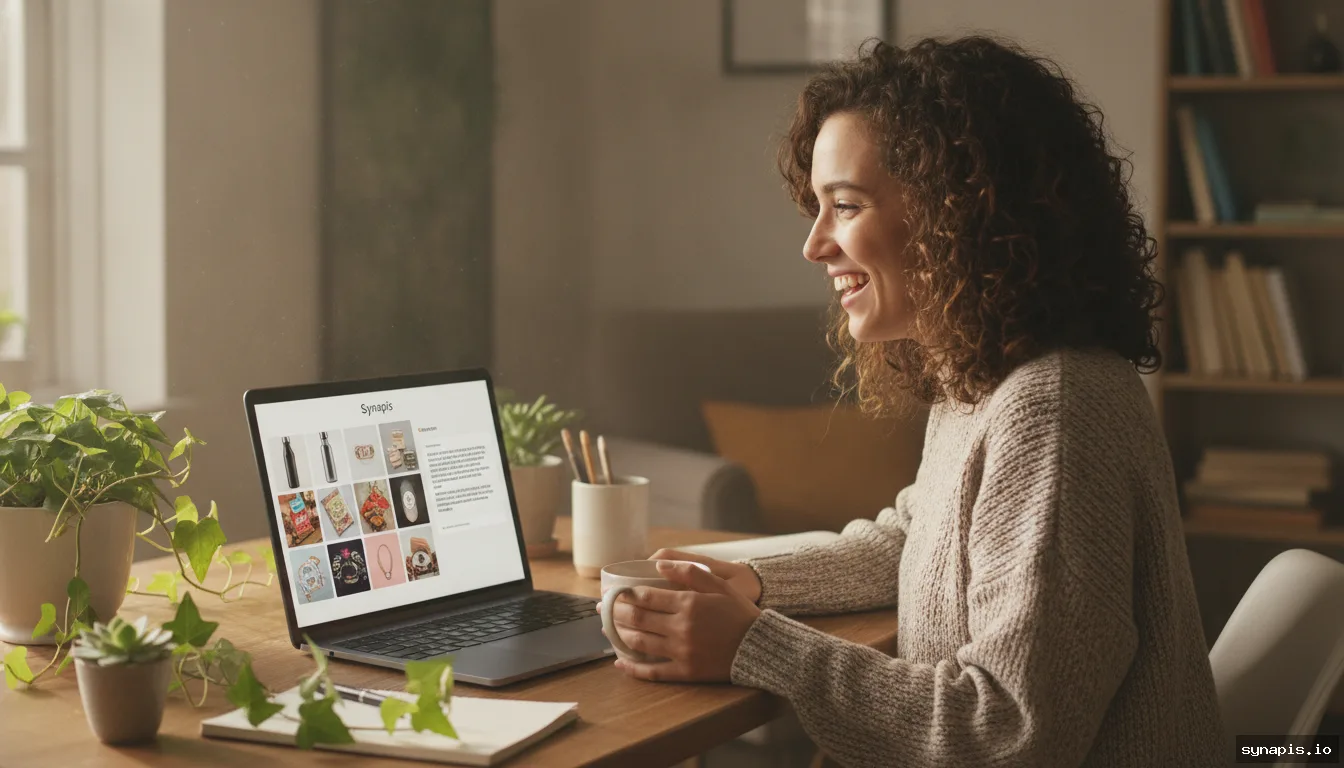 E-commerce marketer using Synapis to auto-generate Instagram posts for new products