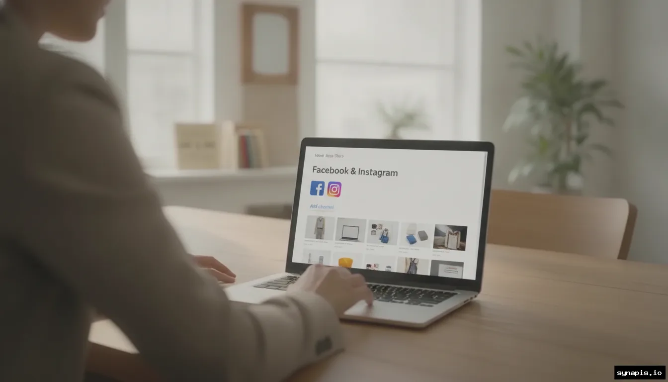 Setting up Facebook & Instagram channel in Shopify for catalog sync